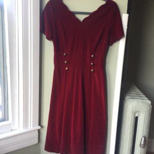 Vintage Designer Made Velvet Dress